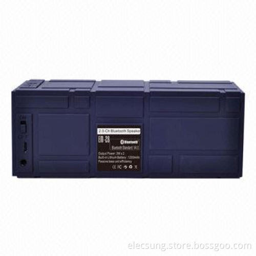 Bluetooth/Portable Speaker, Handsfree Calling, Wireless Music, Great Bass, Crystal Box Packing